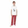 Youth Short Sleeve Holiday Outfit Set Feel the fear and do it anyway - Image 19