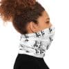 Winter Neck Gaiter With Drawstring Feel the fear and do it anyway - Image 5