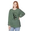 Unisex Garment-dyed Long Sleeve T-Shirt Feel the fear and do it anyway - Image 59