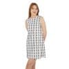 A-line Sleeveless Dress (AOP) Feel the fear and do it anyway - Image 3