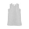 A-line Sleeveless Dress (AOP) Feel the fear and do it anyway