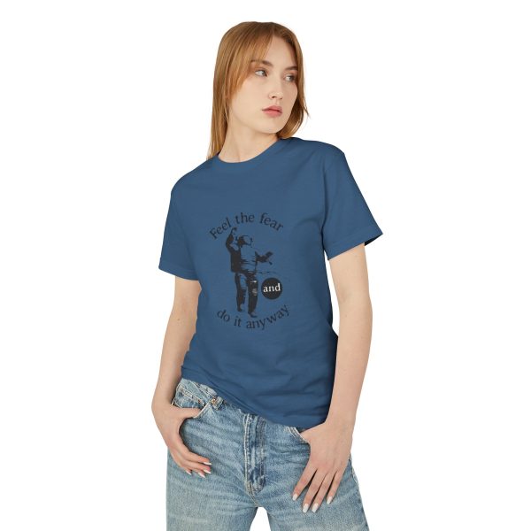 Unisex Garment-Dyed Heavyweight Cotton Tee Feel the fear and do it anyway - Image 20