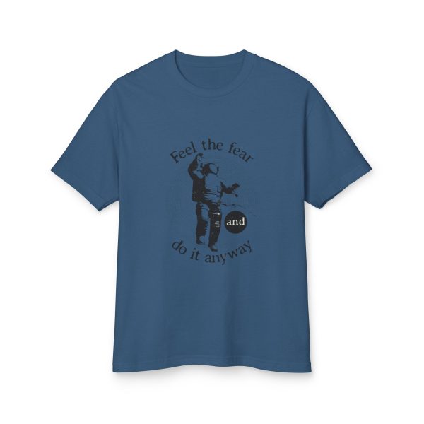Unisex Garment-Dyed Heavyweight Cotton Tee Feel the fear and do it anyway - Image 17