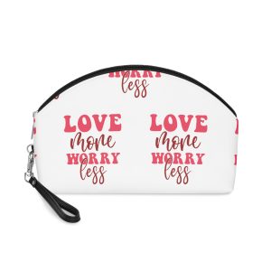 Love More Worry Less Makeup Bag