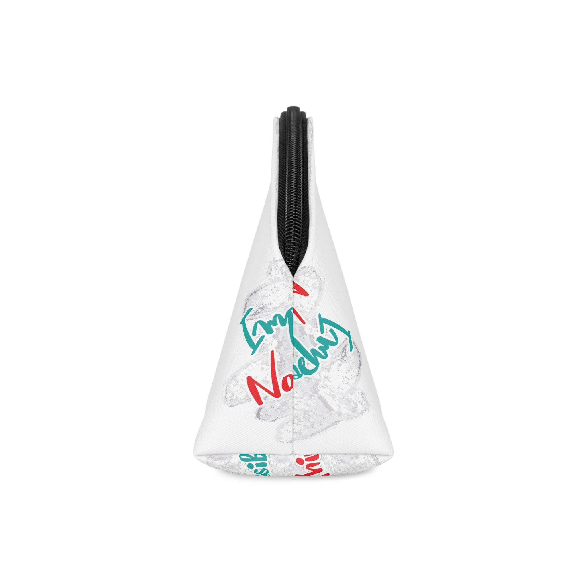 Imposible Is Nothing Hand Lettering Poster Quote Makeup Bag - Image 4