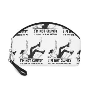 Im Clumsy Its Just Floor Hates Me D Makeup Bag