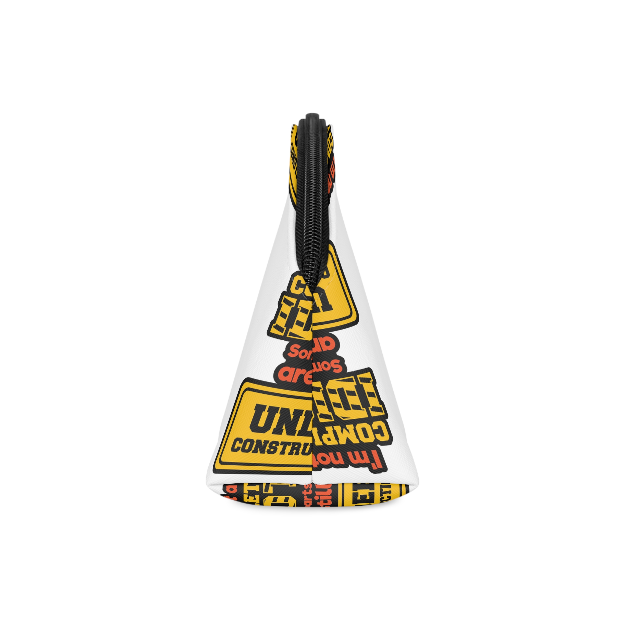 Complete Idiot Construction Quote Shirt Print Poster Design Vector Makeup Bag - Image 4