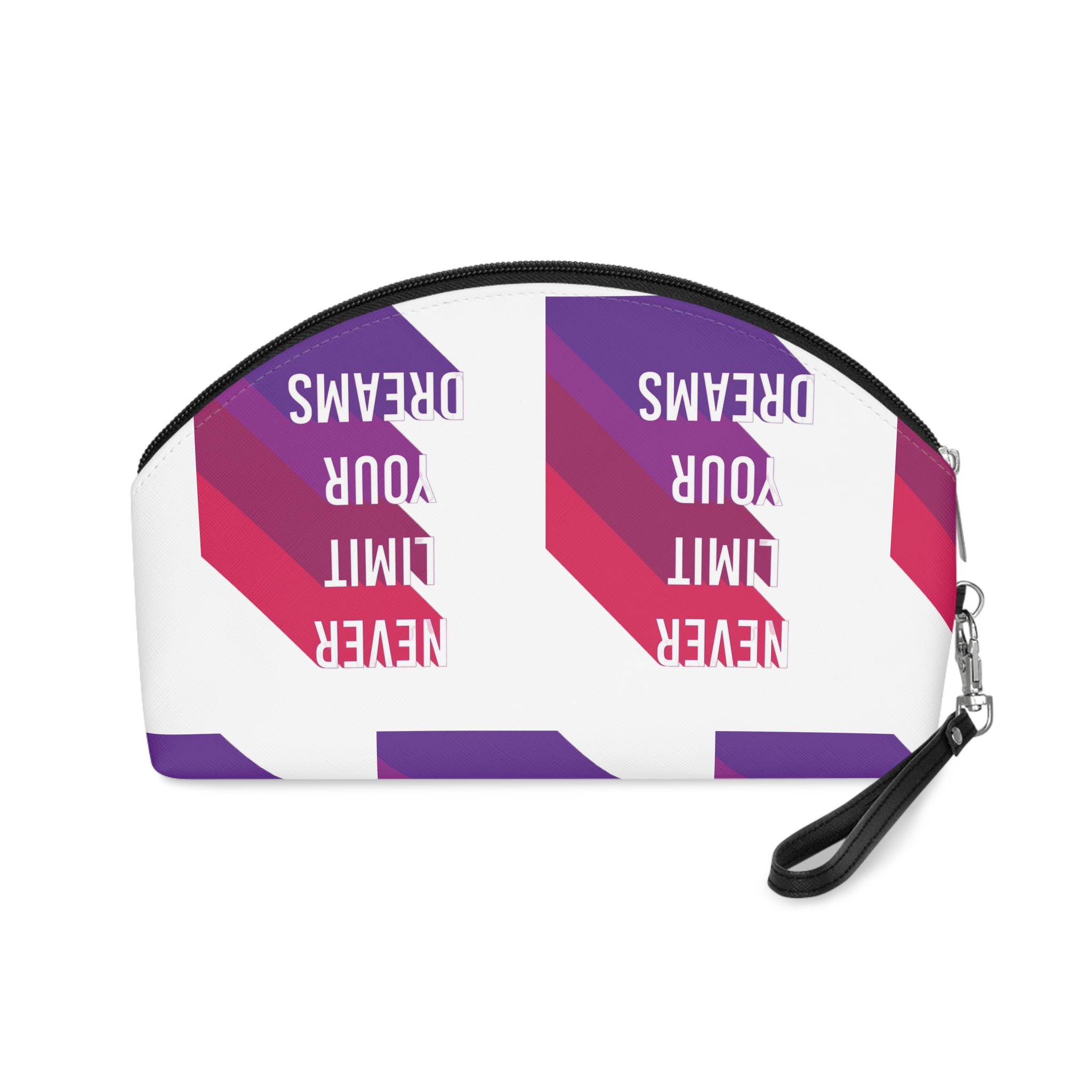 Effect Text Never Limit Your Dreams Makeup Bag - Image 2