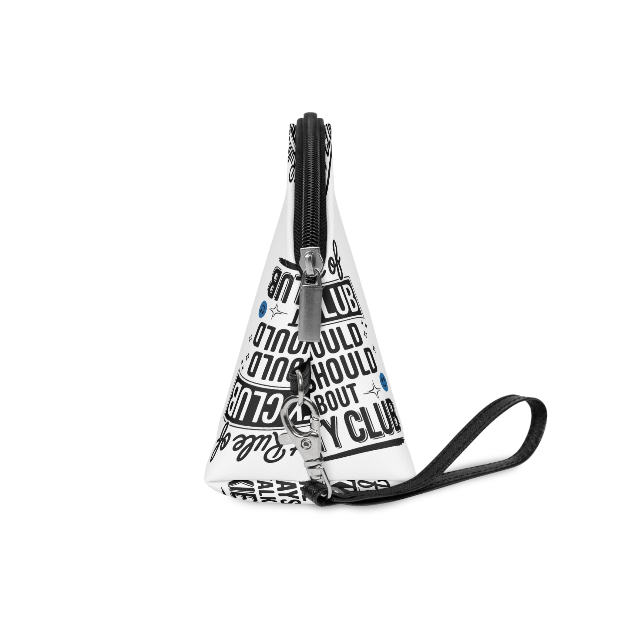 First Rule Anxiety Club Is We Should Always Should Anxiety T Shirt Design Makeup Bag - Image 3
