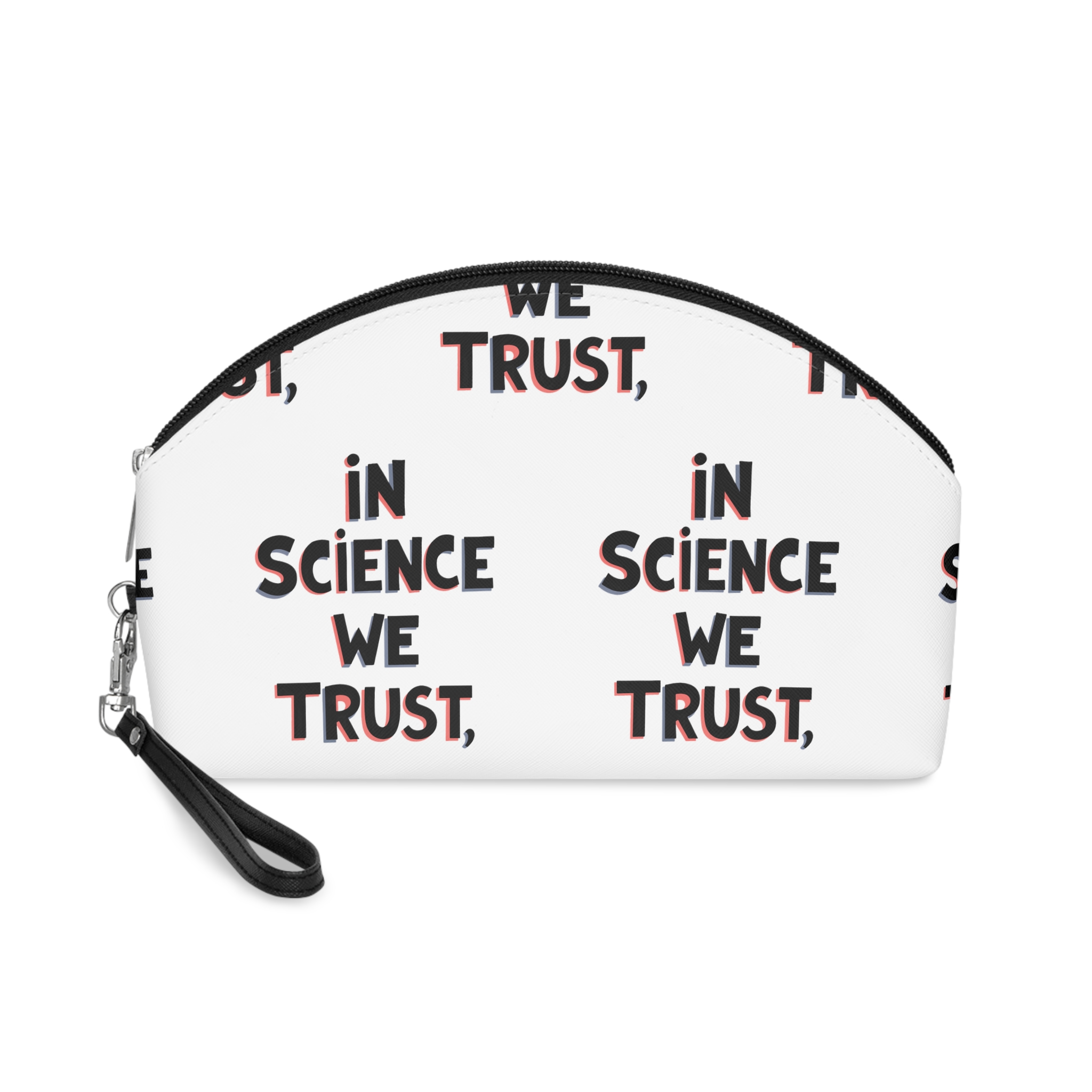 In Science We Trust Makeup Bag