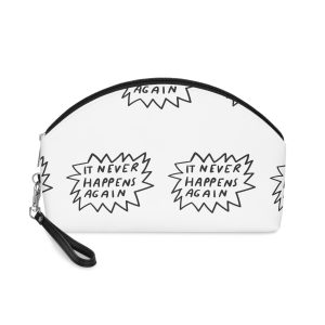 It Never Happens Again Makeup Bag