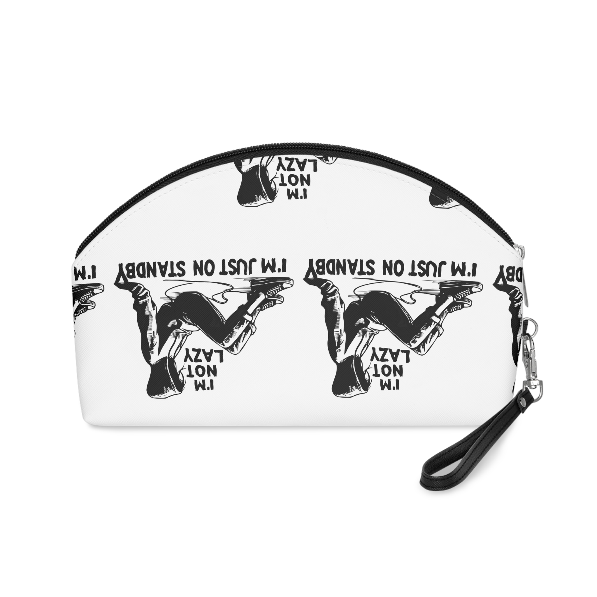 I Am Not Lazy I Am Just On Standby Makeup Bag - Image 2