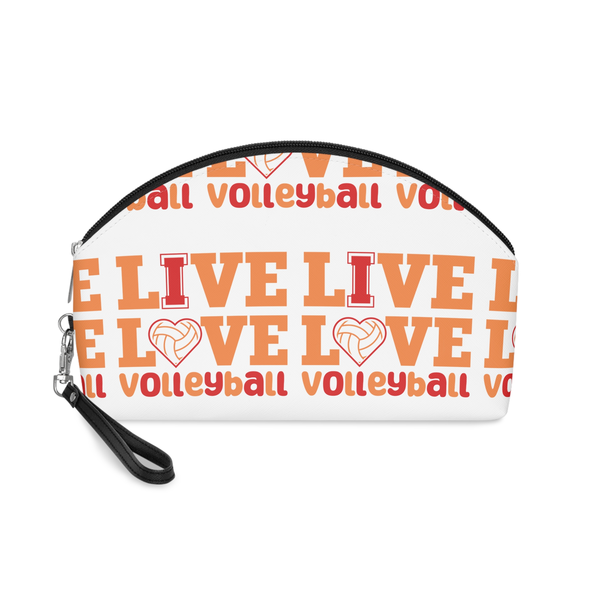 Live Love Volleyball Makeup Bag