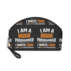 I Am A Programmer I Write Code I Will Not Fix Your Computer Makeup Bag