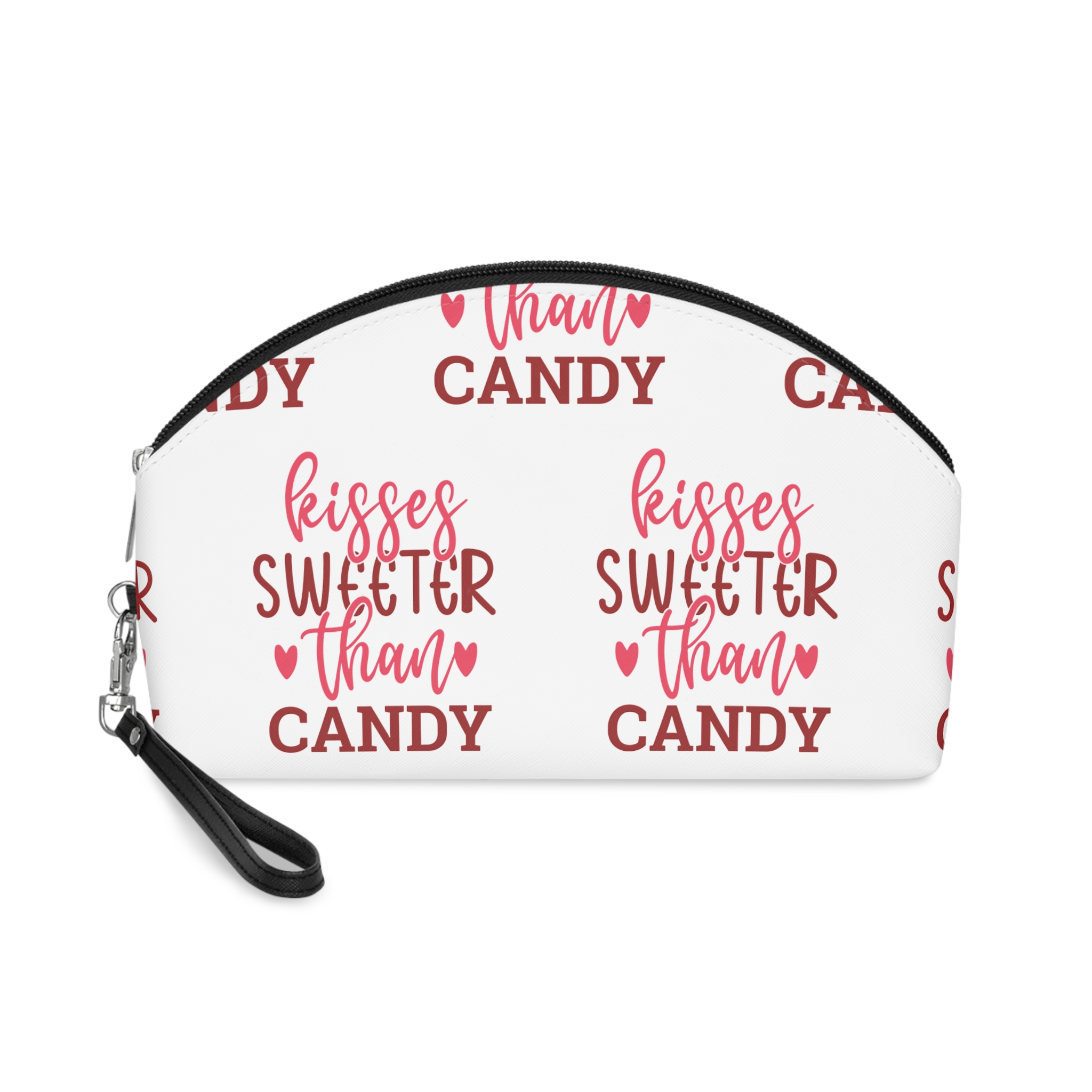 Kisses Sweeter Than Candy Makeup Bag