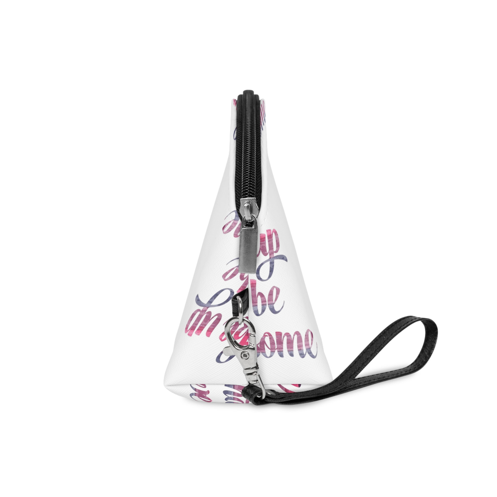 Cute Quote With Watercolors Makeup Bag - Image 3