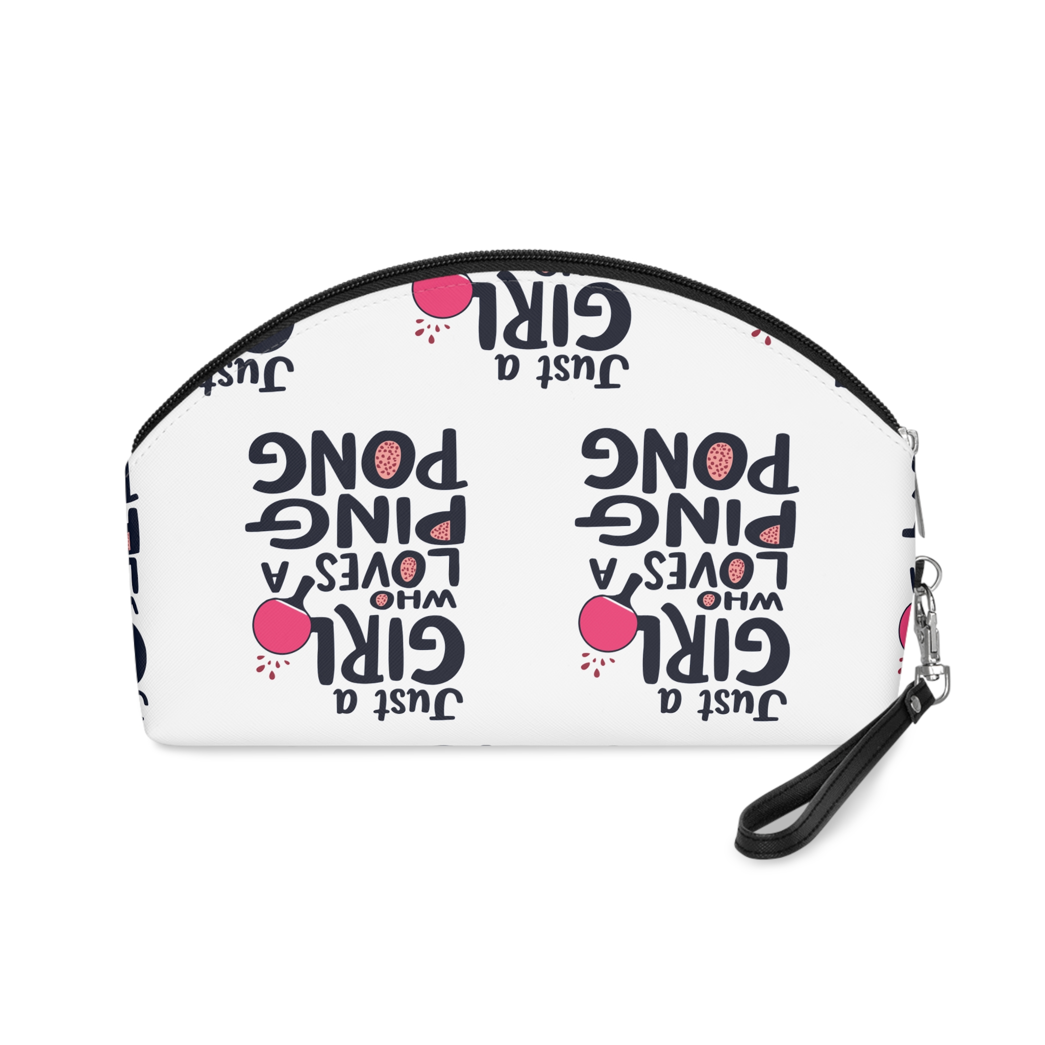 Just A Girl Who Loves Ping Pong Makeup Bag - Image 2