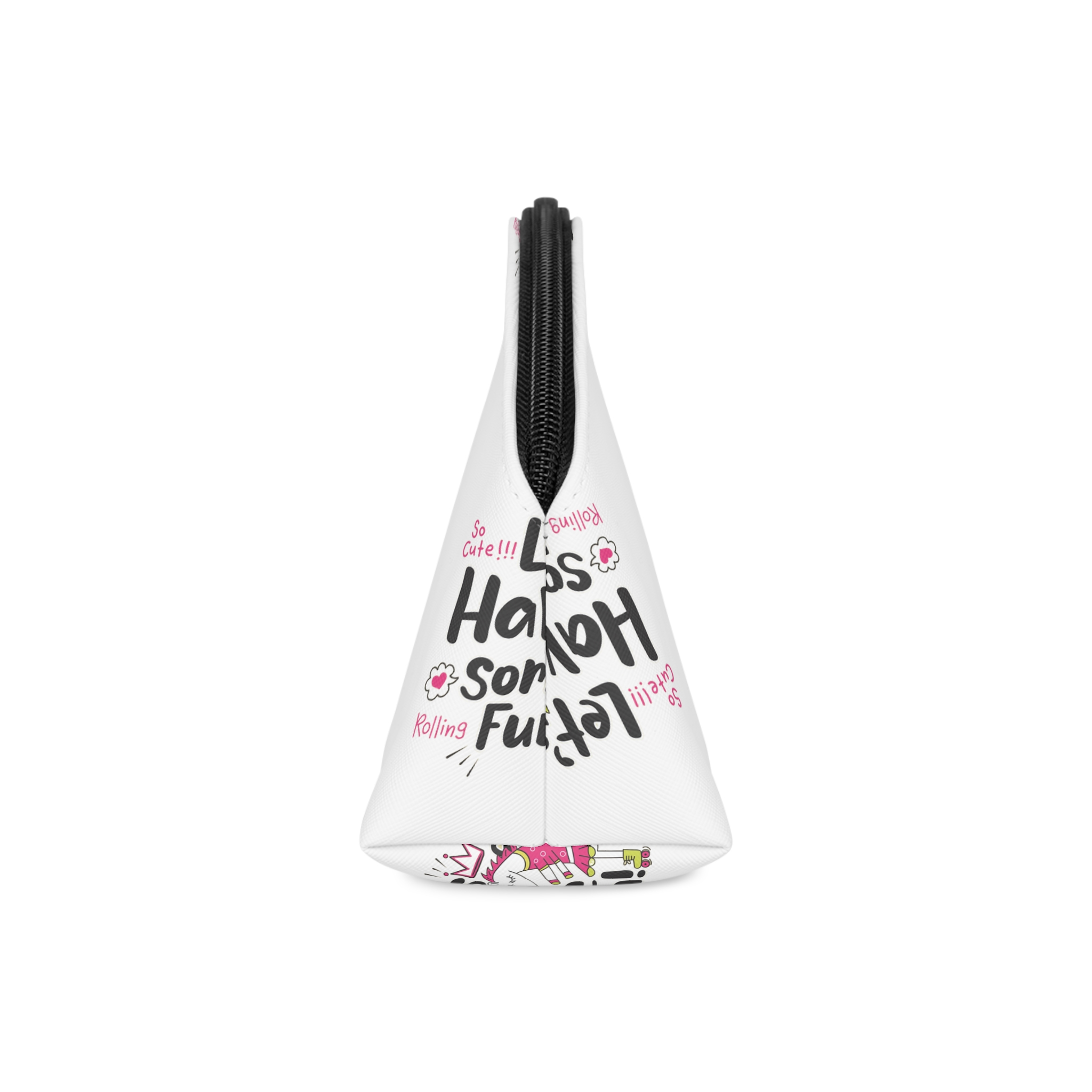 Lets Have Some Funmodern Stylish Typography Design Graphic Vector Design Fashion Illustr Makeup Bag - Image 4
