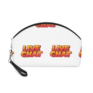 Live Chat Makeup Bag
