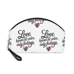 Love Knwos No Color Only Feelings Makeup Bag