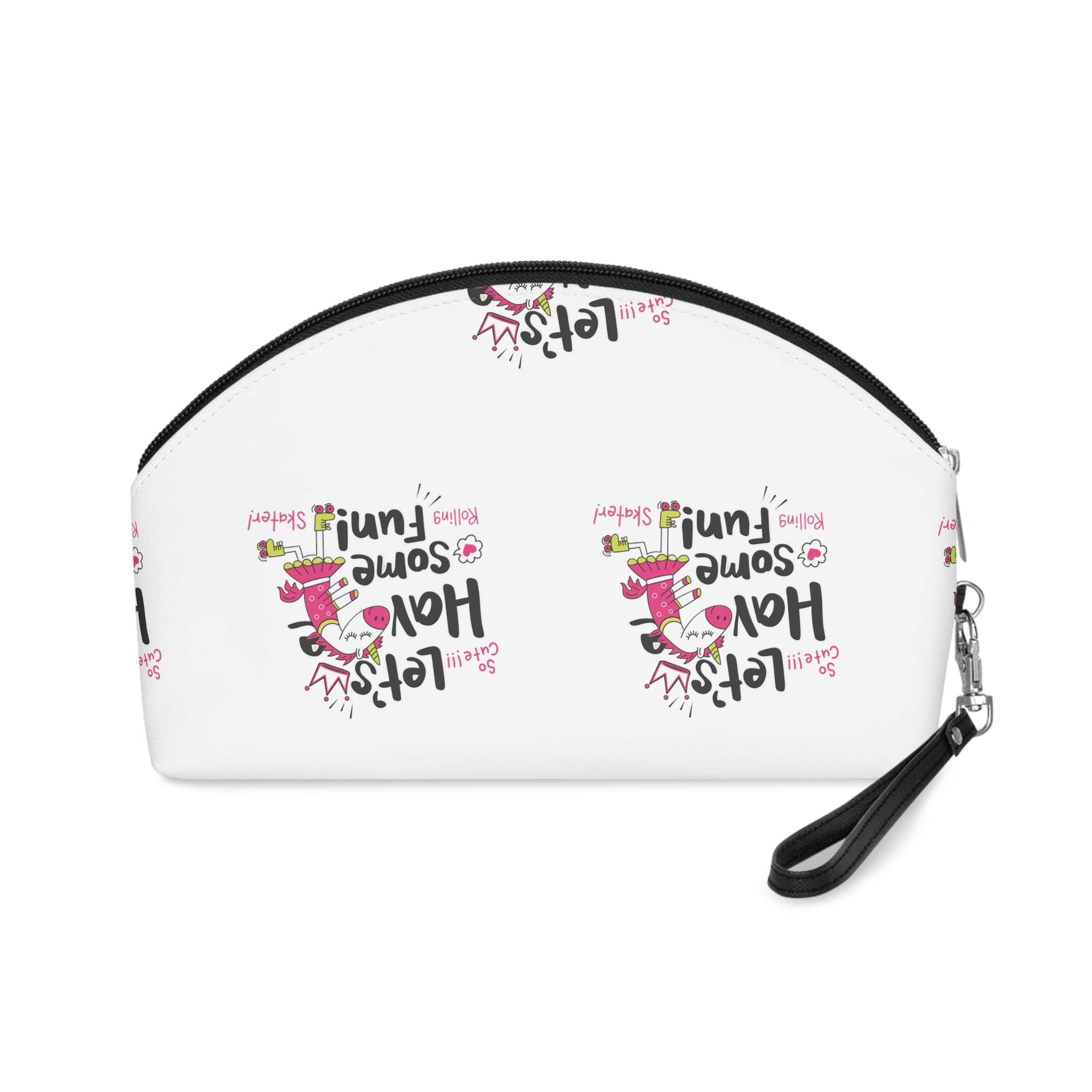 Lets Have Some Funmodern Stylish Typography Design Graphic Vector Design Fashion Illustr Makeup Bag - Image 2