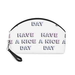 Have Nice Day Png Lettering Sticker Pastel Fabric Textured Font Typography Makeup Bag