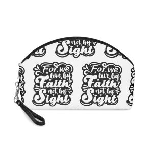 For We Live By Faith Not By Sight Makeup Bag