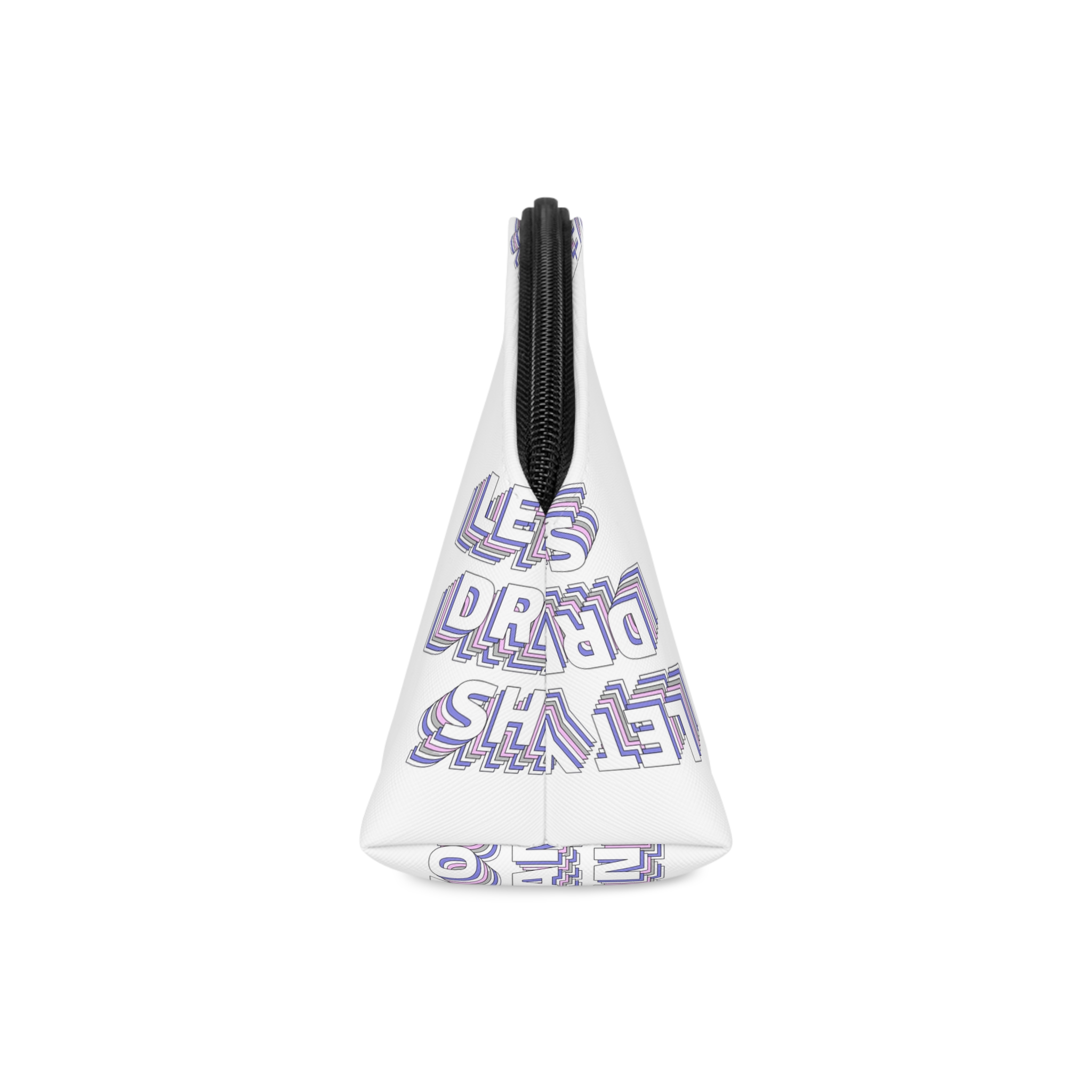 Let Your Dreams Shine Layered Text Png Typography Retro Word Makeup Bag - Image 4