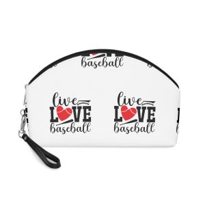 Live Love Baseball Makeup Bag