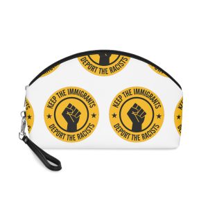 Keep the Immigrants Deport the Racists Makeup Bag