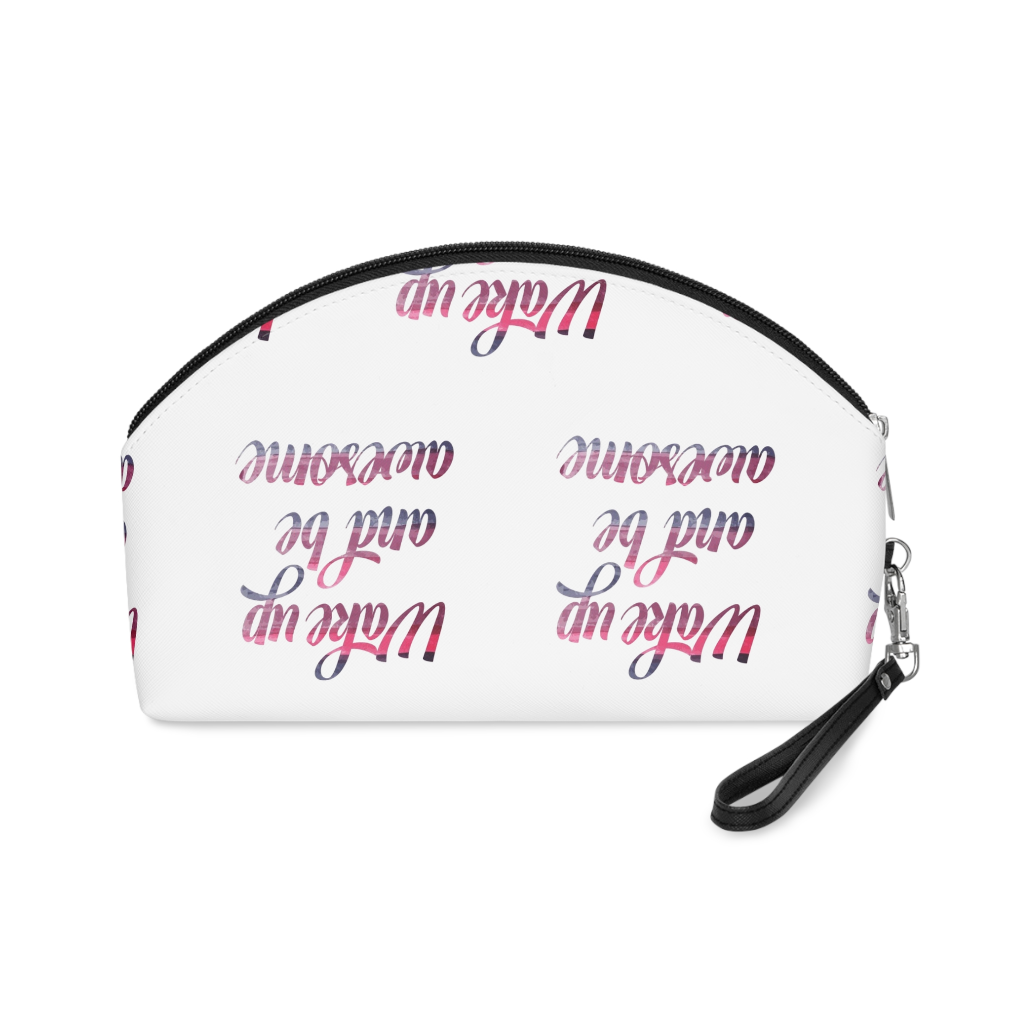 Cute Quote With Watercolors(1) Makeup Bag - Image 2