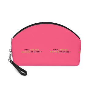 I Am Limited Edition My Self Typographic Print Slogan T Shirt Printing Design Various Makeup Bag