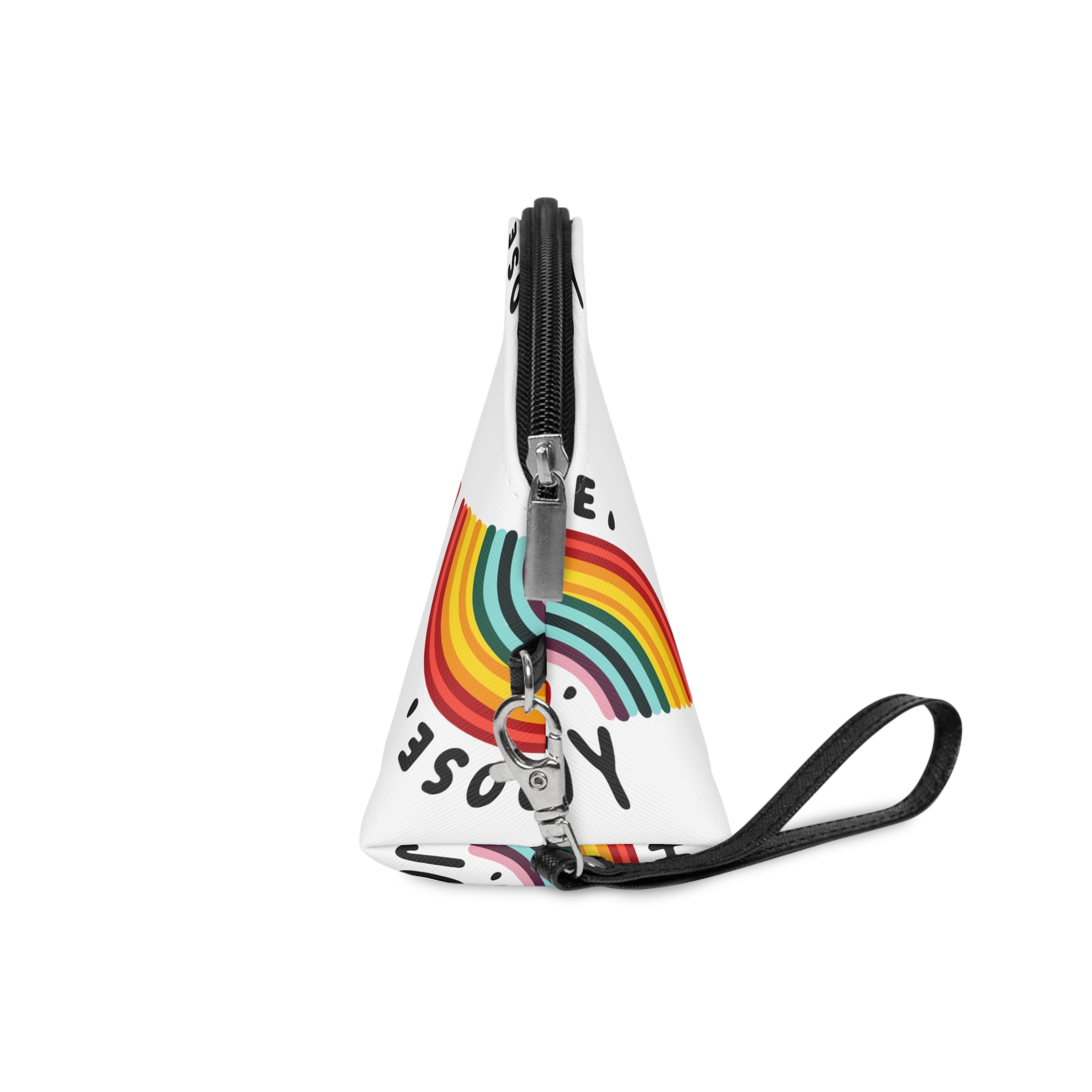 Car Decal Choose Joy With A Colorful Rainbow C Makeup Bag - Image 3
