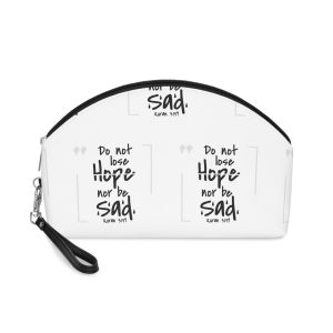 Lose Hope Nor Be Sad Muslim Quote Saying Background Banner Poster Makeup Bag