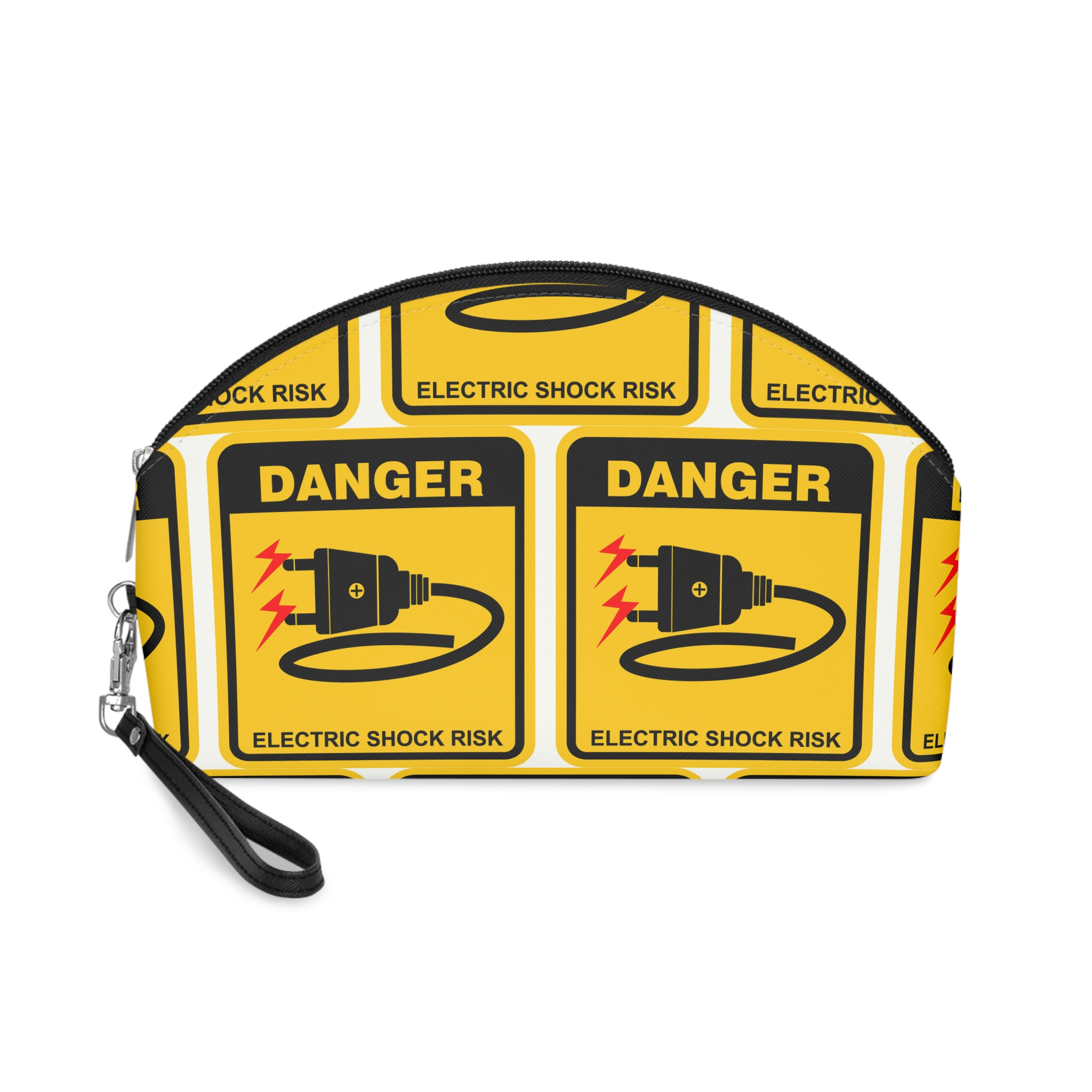 Danger Electric Shock Makeup Bag