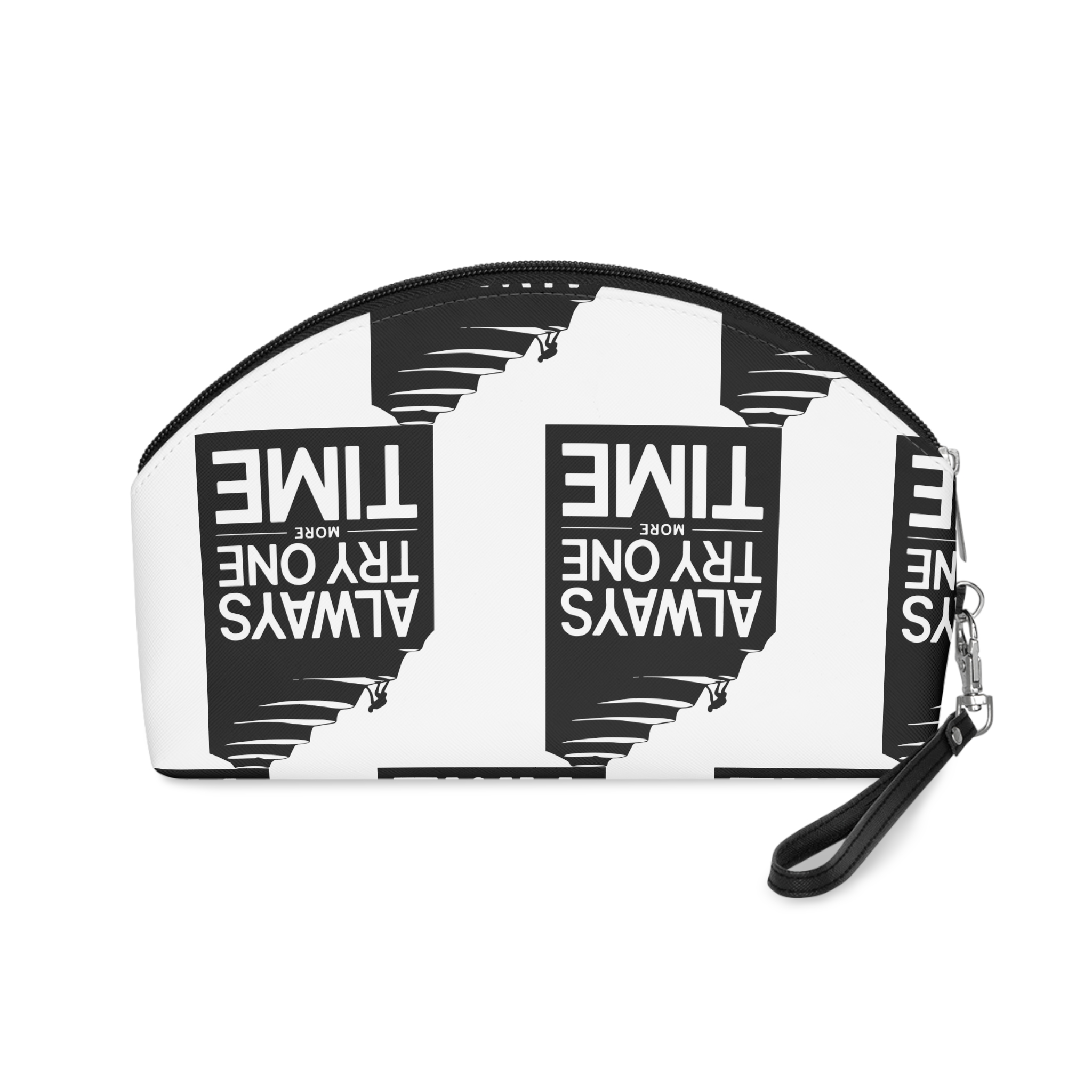 Custom Typography T Shirt Design Vector Art Illustration Makeup Bag - Image 2