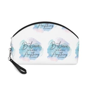 Inspirational Quote On A Watercolour Background 0303 Makeup Bag
