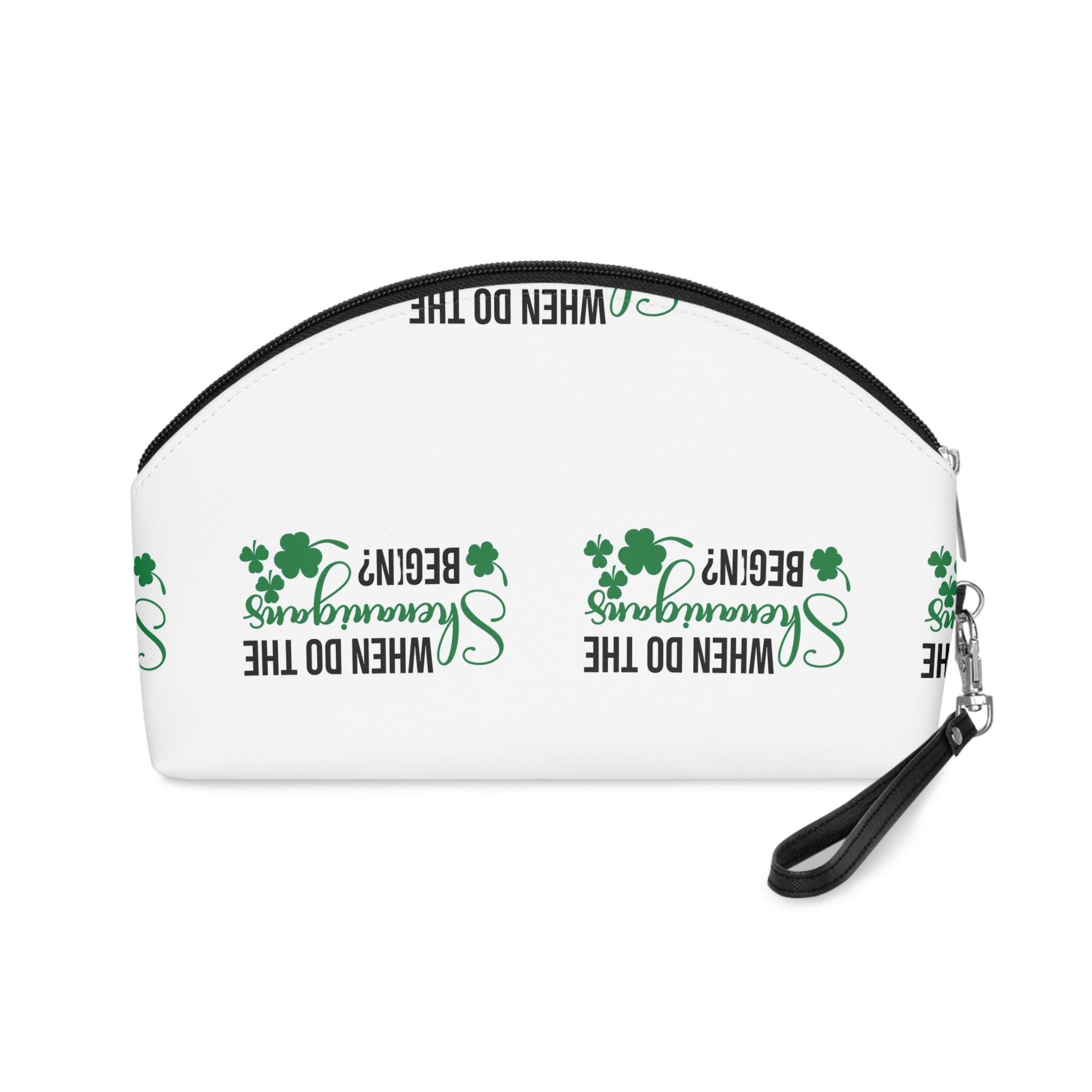Lucky Svg St Patricks Day Svg Irish Svg St Patricks Day Quotes St Patricks Day Rainbow (5) Makeup Bag - Image 2