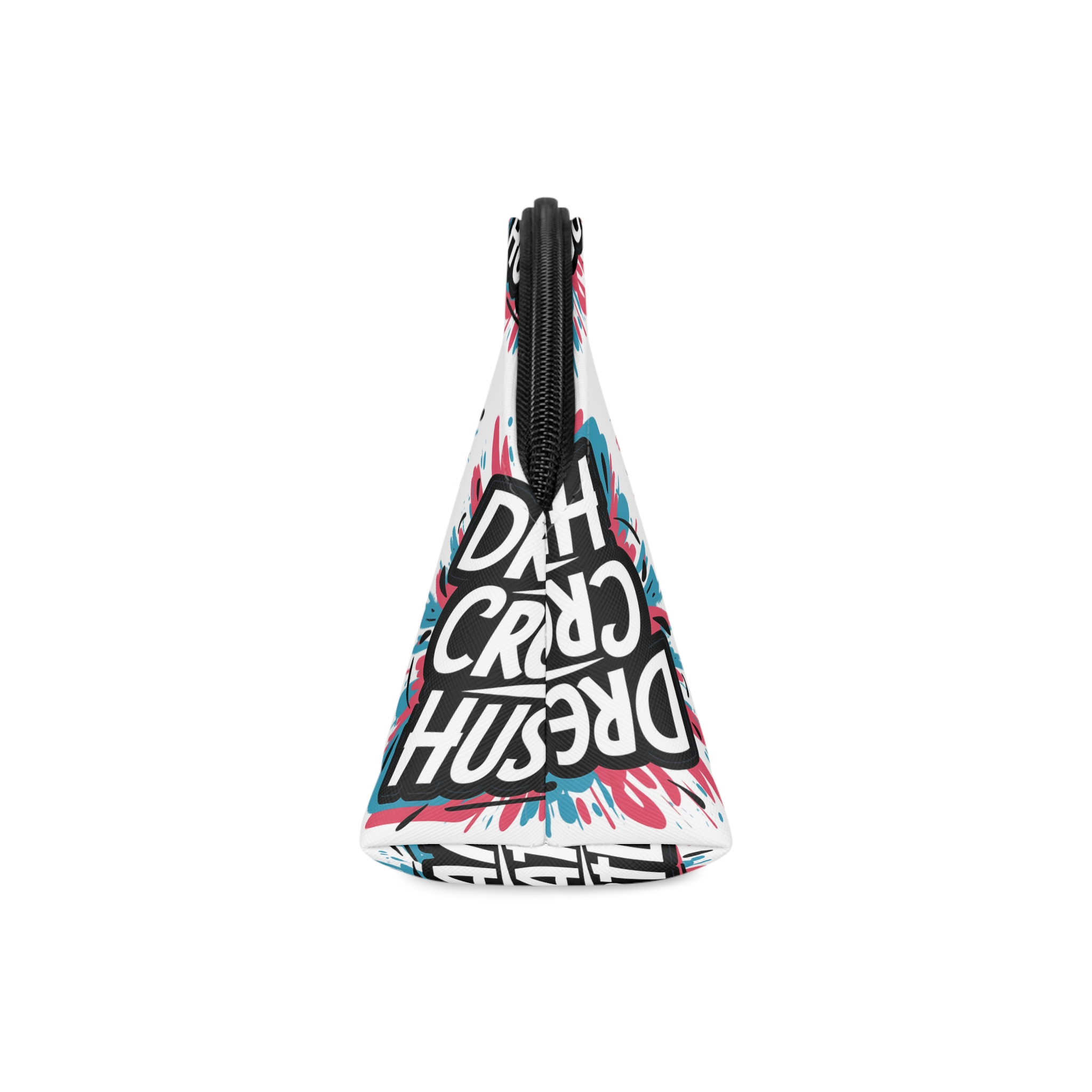 Dream Create Hustle Tshirt Design Motivational Quote Illustartiontypography (2) Makeup Bag - Image 4