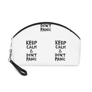 Keep Calm and Don't Panic Makeup Bag