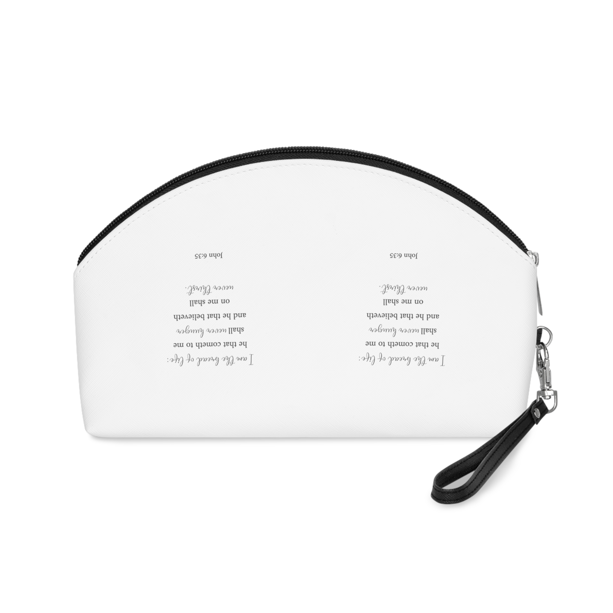Encouraging Bible Verse Print Art Vector Makeup Bag - Image 2