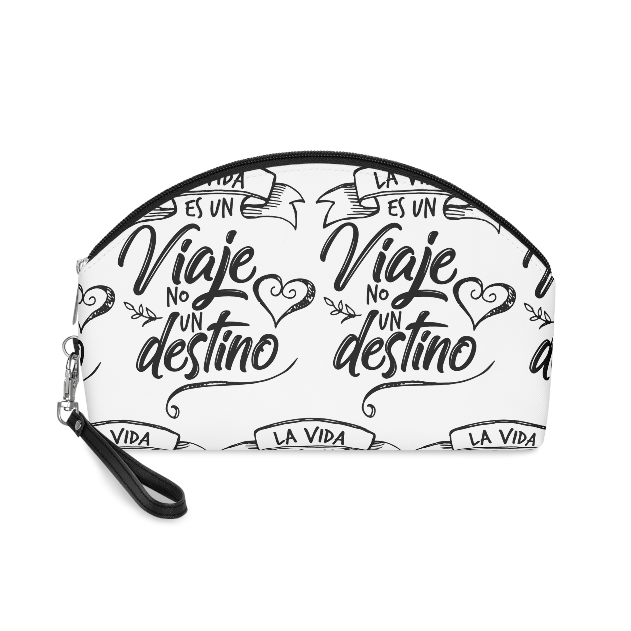 La Vida Es Un Viaje No Un Destino Makeup Bag