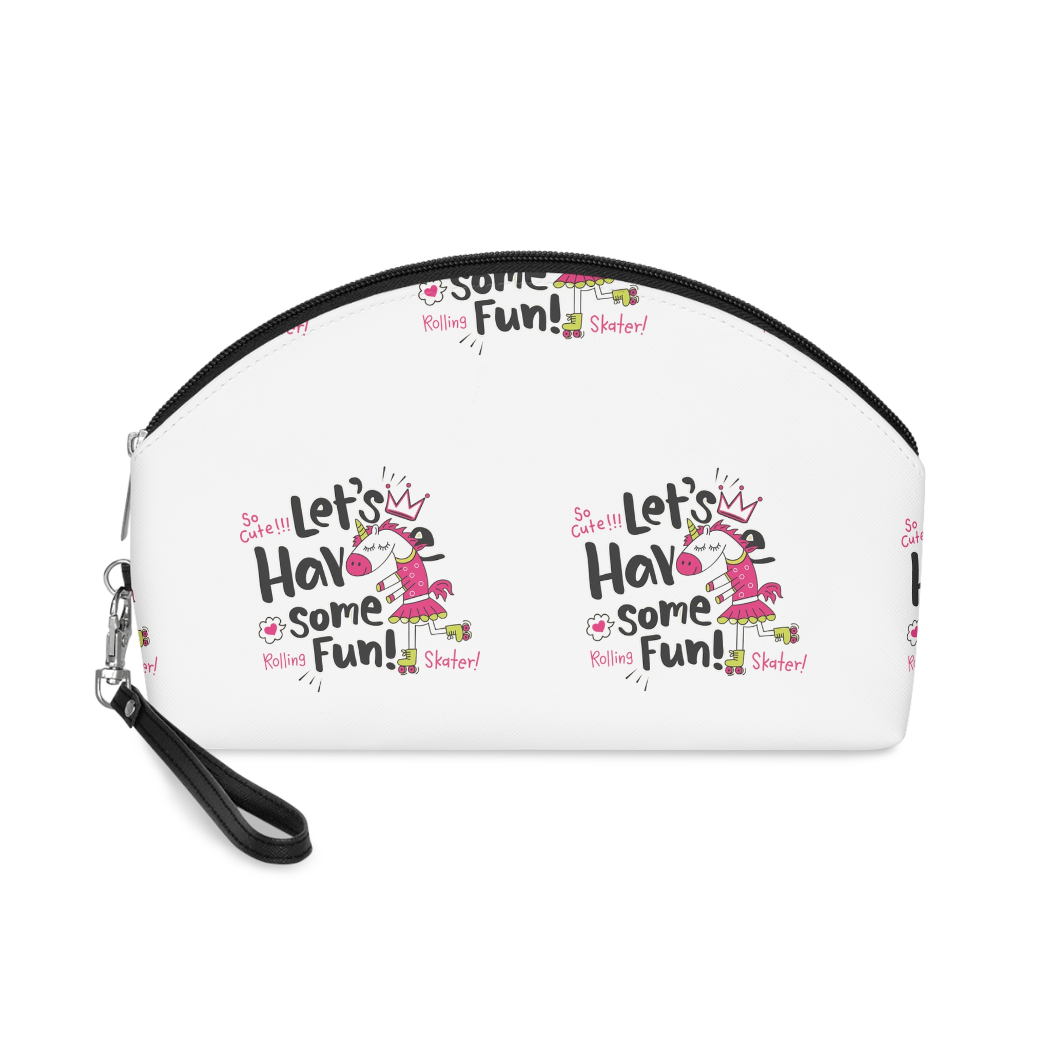 Lets Have Some Funmodern Stylish Typography Design Graphic Vector Design Fashion Illustr Makeup Bag