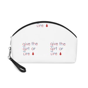 Give Gift Life Typography Makeup Bag
