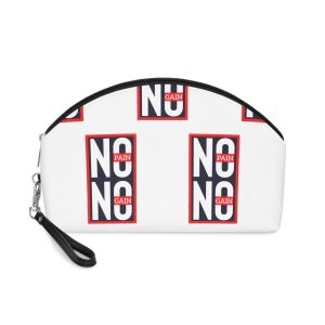 Fondo de “no Pain No Gain Workout and Fitness Gym Motivation Typography Makeup Bag