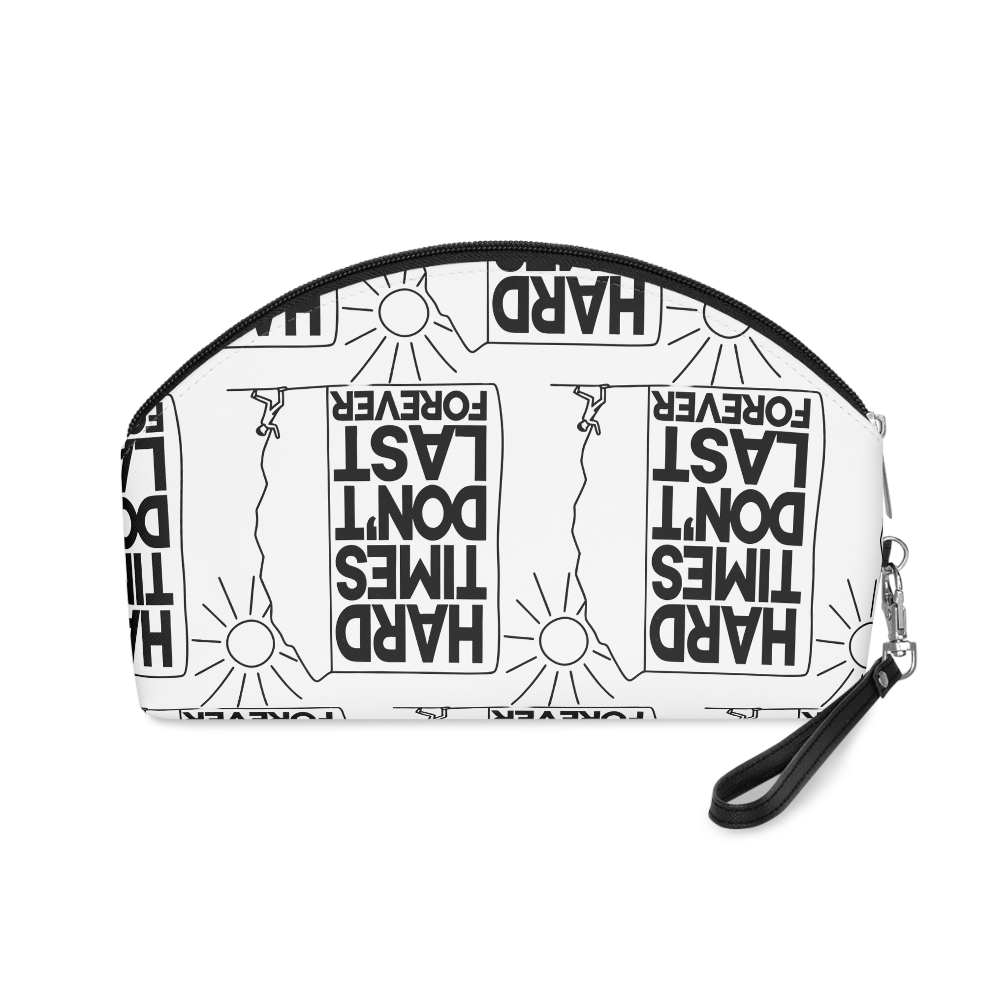 Hard Times Don't Last Forever Makeup Bag - Image 2