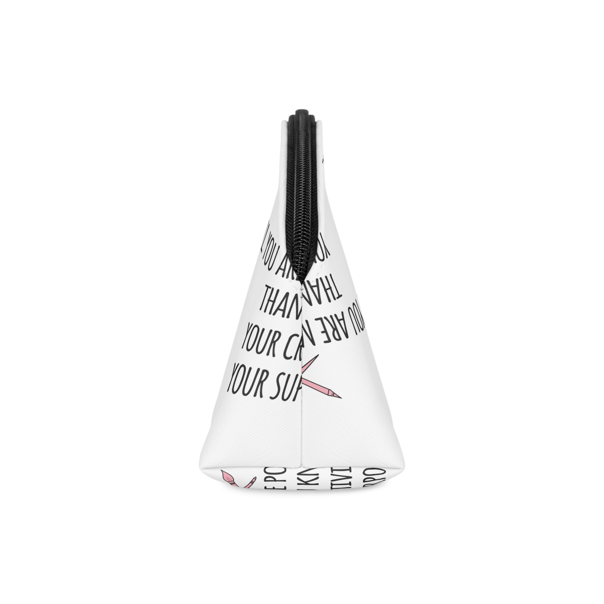 Creativity Is Your Superpower Quote Makeup Bag - Image 4