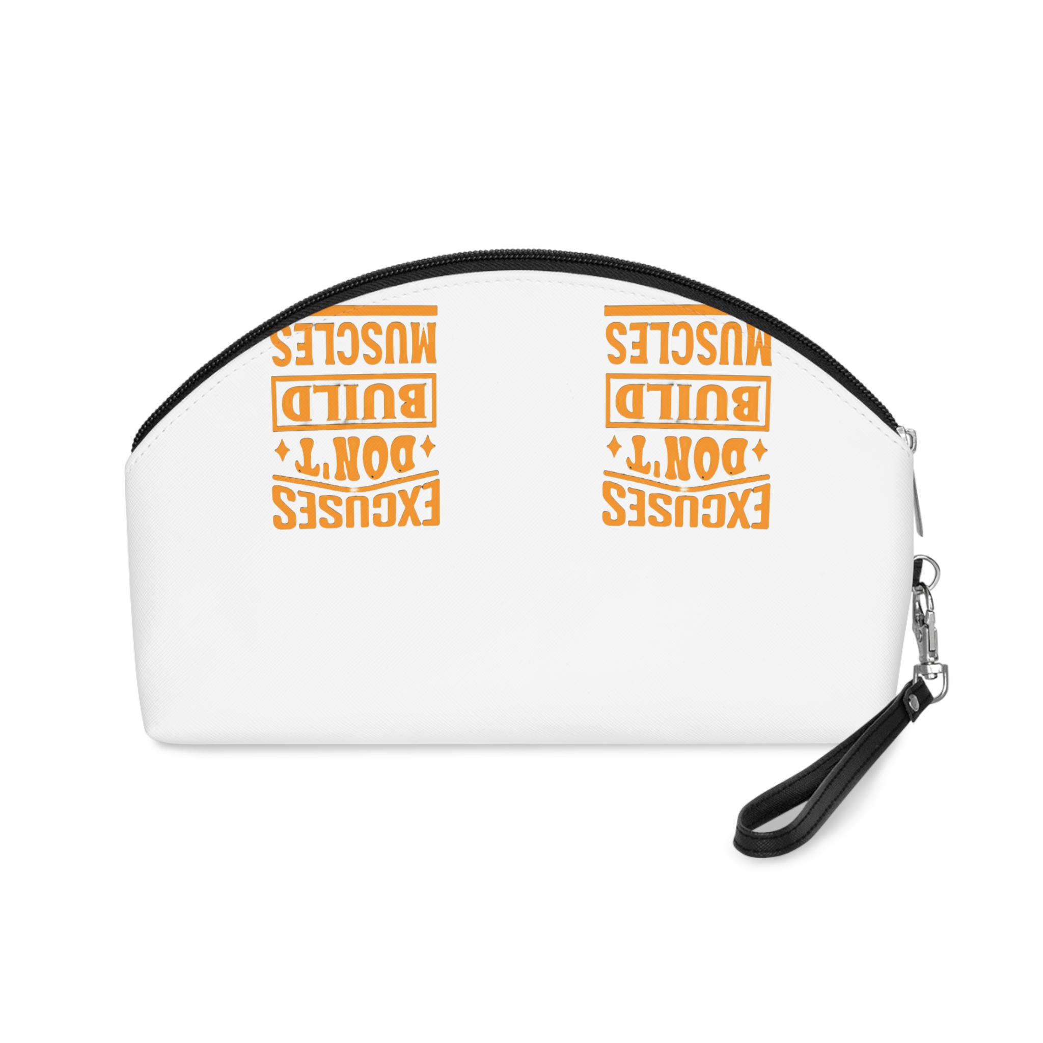 Gym Motivitonal T Shirt Design 1 Makeup Bag - Image 2