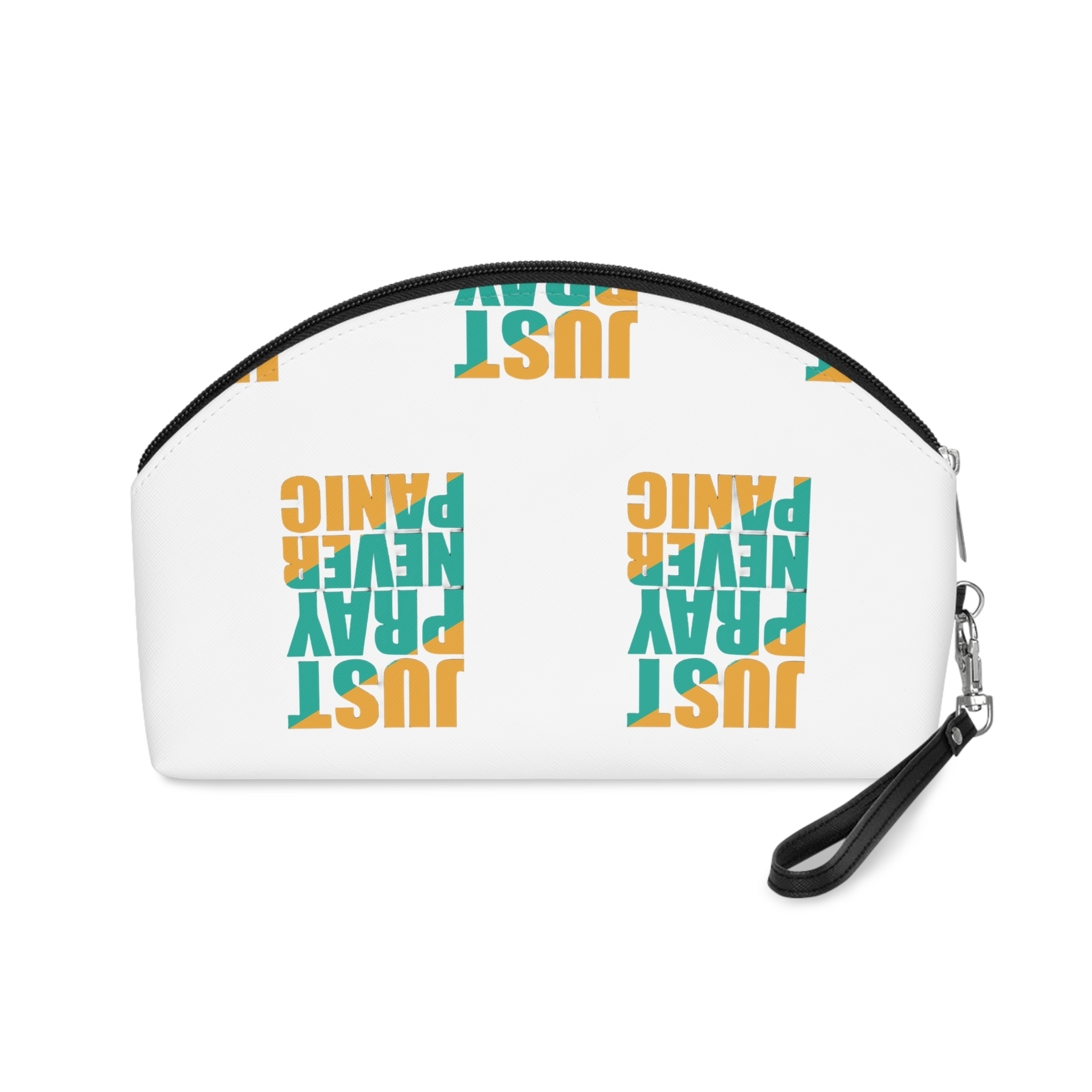 Just Pray Never Panic Makeup Bag - Image 2