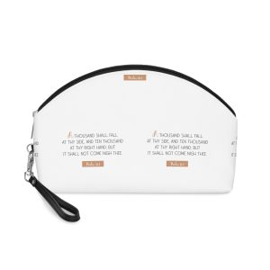 Encouraging Bible Verse Christian Quote Vector Illustration Makeup Bag